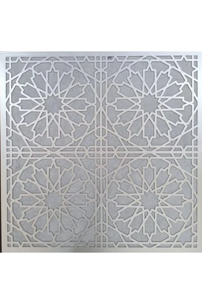 MİVA KONSEPT 60X60 CM ASMA TAVAN UYUMLU LED DÖŞENEBİLİR TAVAN PANELİ- GÜMÜŞ RENK ürün görseli 1