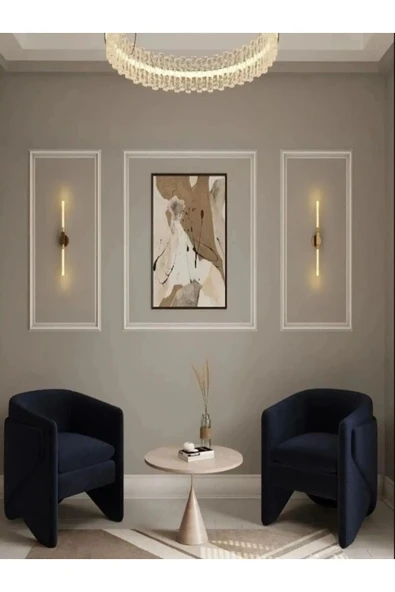 MİVA KONSEPT Dekoratif Boyanabilir Poliüretan Duvar Çıtası (EN 2.5 CM UZUNLUK 120 CM) - Resim 6