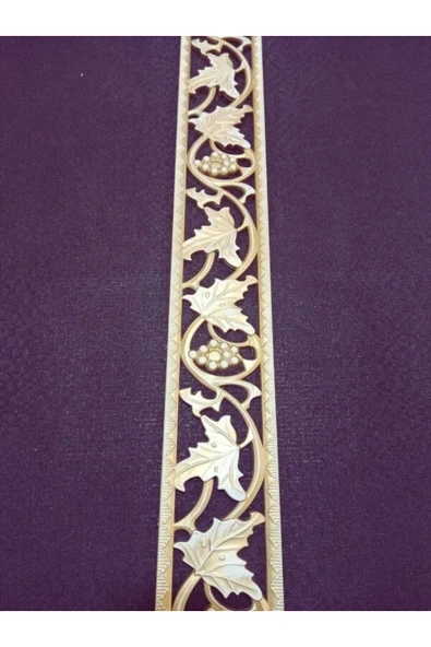 MİVA KONSEPT Poliüretan Dekoratif Saray Duvar&Tavan Çıta Bordürü -Bronz (EN:10 CM-BOY:100 CM)-Duvar Süsü ürün görseli 1