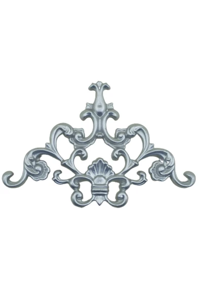 Decomarket Decogold Saray Tavan Köşe Motif 27*18 Cm Gümüş ürün görseli 1