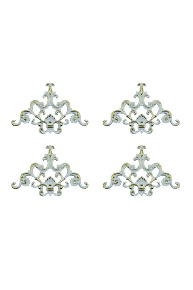 MİVA KONSEPT Dekoratif Poliüretan Tavan-Duvar-Kapı-Mobilya 4 LÜ Köşe Motifi (27X18 CM) ürün görseli 1