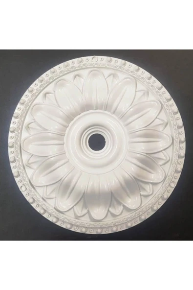 MİVA KONSEPT Dekoratif Boyanabilir Avize Göbegi / Çıta Motifi - 40 Cm - Resim 2