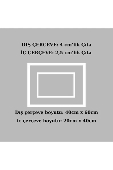 decofloor 1 Adet 2'li Hazır Çerçeve Koridor Tasarımı (DF-2540-001) - Resim 4