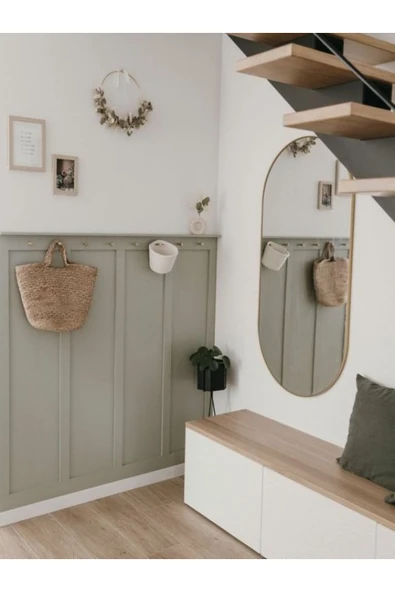 MİVA KONSEPT Poliüretan Boyanabilir İskandinav Duvar Çıtası (5 Adet) - (Boy:100 CM En: 4 CM  Kalınlık: 10MM) ürün görseli 1