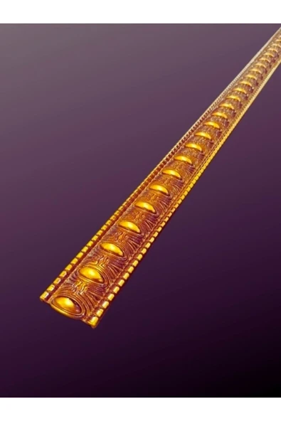 MİVA KONSEPT Poliüretan Dekoratif  Duvar&Tavan Çıta Bordürü -Kahve Eskitme Renk  (EN:4 CM-BOY:100 CM)-Duvar Süsü ürün görseli 1