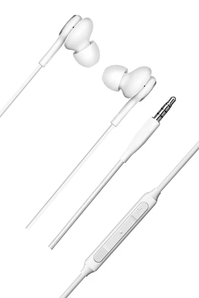 Samsung A04 - A05 - A06 Kulaklık Mikrofonlu Silikon Uçlu Beyza - Resim 4