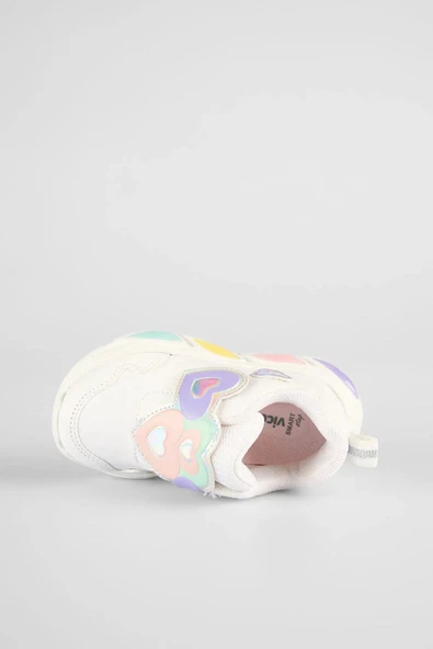 Vicco Lovely Kız Çocuk Işıklı Kalp Cırtlı Günlük Spor Ayakkabı 346.25K.234 - 7