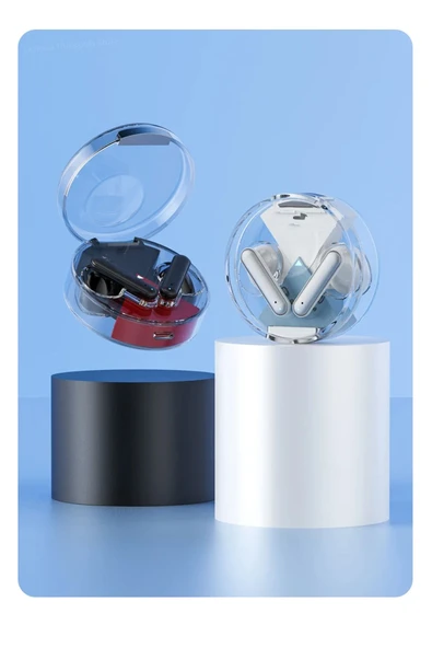 Kulak Içi Bluetooth Kulaklık Wireless 5.2 300 Mah Stereo Kulaklık Ipx5 Su Geçirmez - Resim 6