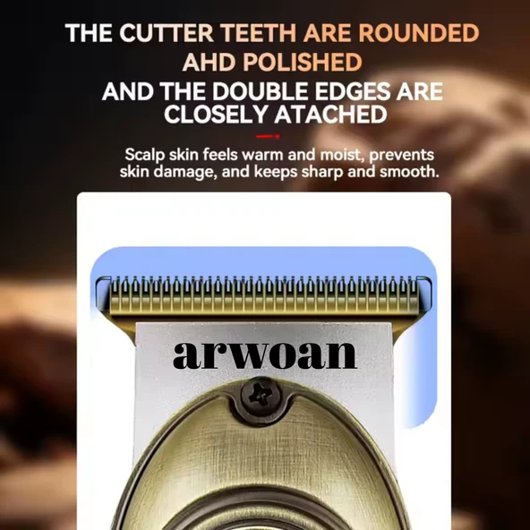 Profesyonel Saç ve Sakal Kesimi için Dayanıklı ve Şık Tıraş Makinesi - Resim 4