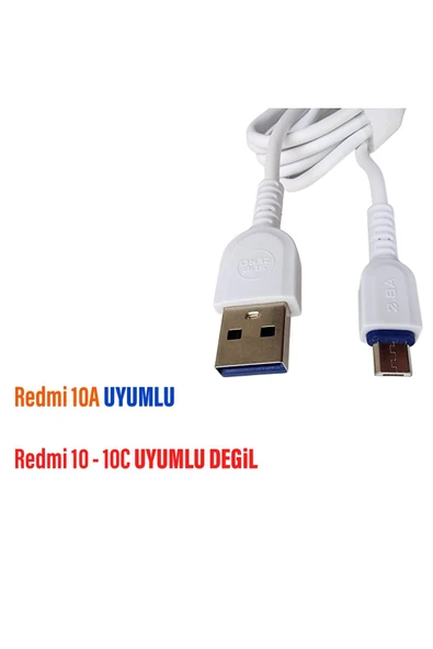 Redmi 10A Uyumlu Şarj Kablosu - Micro 2.8A - Resim 2