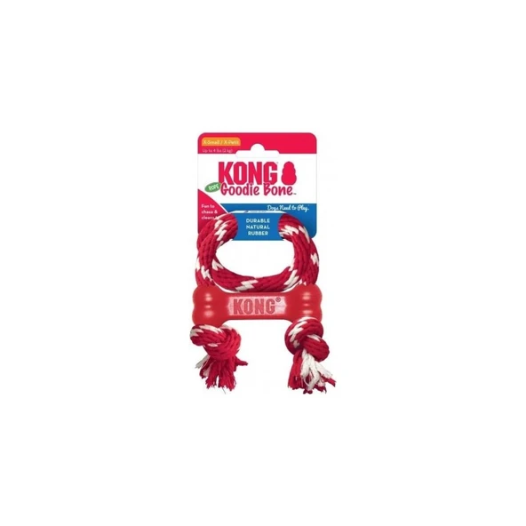 Kong İpli Goodie Bone Köpek Oyuncağı XSmall