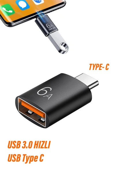TYPE-C USB Çevirci OTG Dönüştürcü Type C Telefon Yedekleme Dönüştürcüsü ürün görseli