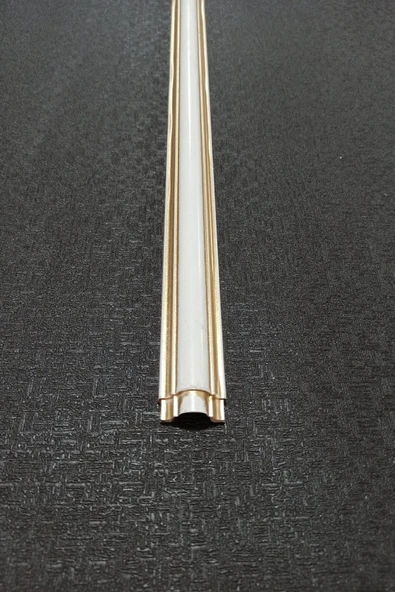 DECOGOLD Decozza Decogod 2,5 Cm Bronz Birbirine Geçmeli Duvar Çıtası Dgk-102 - Resim 3