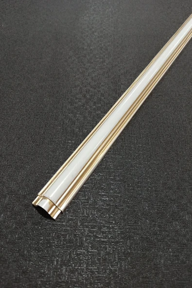 DECOGOLD Decozza 3 Cm Bronz Birbirine Geçmeli Duvar Çıtası Dgk-103 - Resim 2