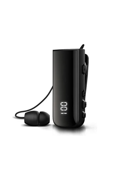 Android & iOS Uyumlu Makaralı Titreşimli Bluetooth Kulaklık Rüzgar Kesici Dijital Kulaklık 30 Saat - 4