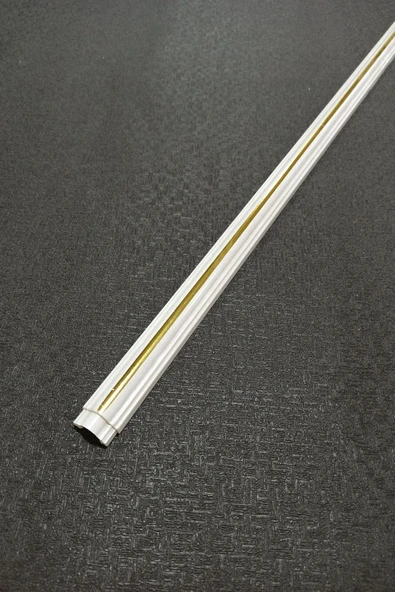 DECOGOLD 3 Cm Astar Beyaz Altın Birbirine Geçmeli Duvar Çıtası Dgk-103 - Resim 3