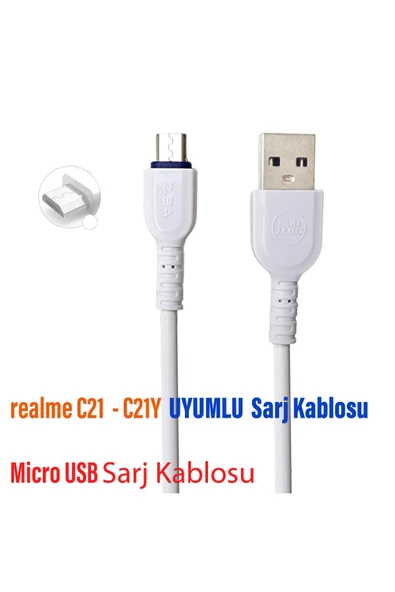 realme C21 - C21Y Şarj Kablosu Mikro ürün görseli