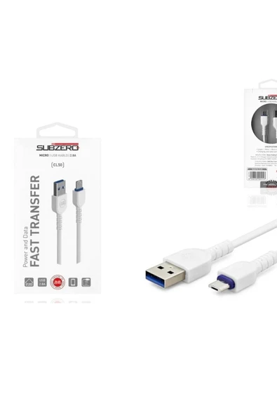 Redmi 10A Uyumlu Şarj Kablosu - Micro 2.8A - Resim 3