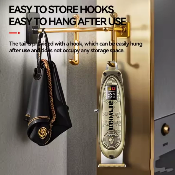 Profesyonel Saç ve Sakal Kesimi için Dayanıklı ve Şık Tıraş Makinesi - Resim 5