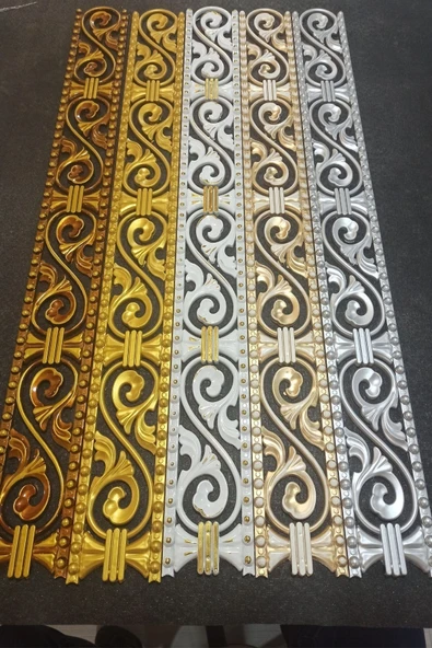 DECOGOLD Altın Saray Tavan Bordür Çıta Kartonpiyer 10*100 Cm - Resim 4