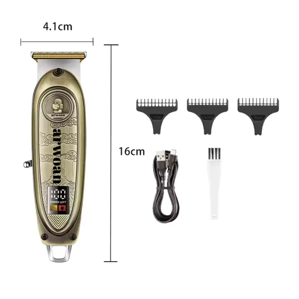 Profesyonel Saç ve Sakal Kesimi için Dayanıklı ve Şık Tıraş Makinesi - Resim 2