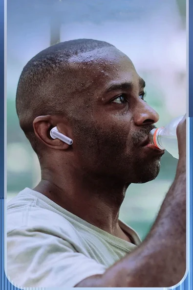 Kulak Içi Bluetooth Kulaklık Wireless 5.2 300 Mah Stereo Kulaklık Ipx5 Su Geçirmez - Resim 5