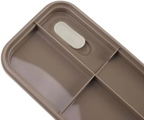 304 Paslanmaz Çelik Yemek Kabı Dikdörtgen Çift Katmanlı Yemek Kabı Öğrenci Taşınabilir Yemek Kabı - 2