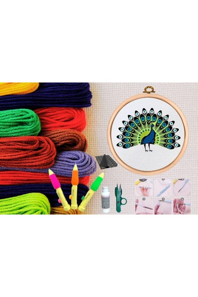 Punch Seti Nakış Seti Kasnaklı Kendin Yap Seti Seri 14 ürün görseli