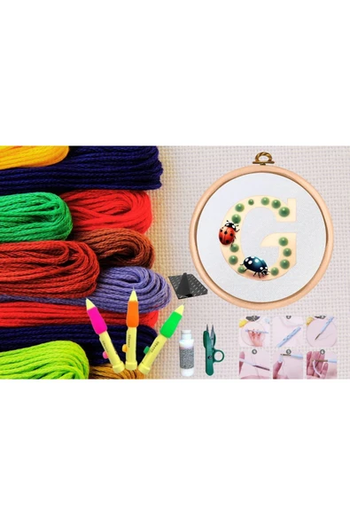 Punch Seti Nakış Seti Kasnaklı Kendin Yap Seti Seri 69 ürün görseli
