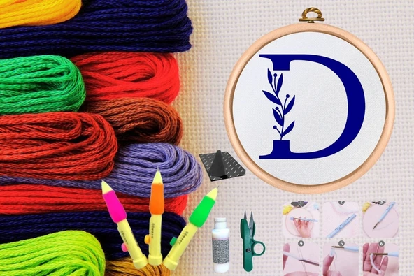 Punch Seti Nakış Seti Kasnaklı Kendin Yap Seti Seri 64 ürün görseli