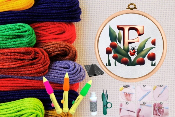 Punch Seti Nakış Seti Kasnaklı Kendin Yap Seti Seri 67 ürün görseli