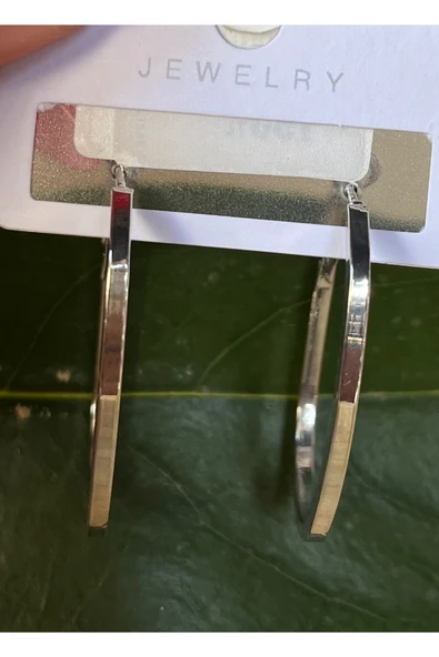 Monalisa Home Gümüş Renk Lüks Gösterişli  Küpe ürün görseli 1