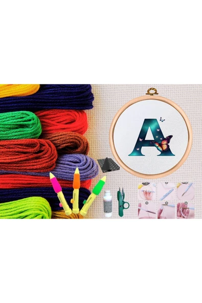 Punch Seti Nakış Seti Kasnaklı Kendin Yap Seti Seri 34 ürün görseli