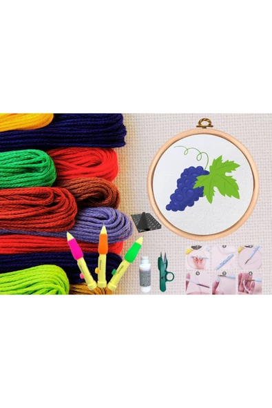 Punch Seti Nakış Seti Kasnaklı Kendin Yap Seti Seri 147 ürün görseli