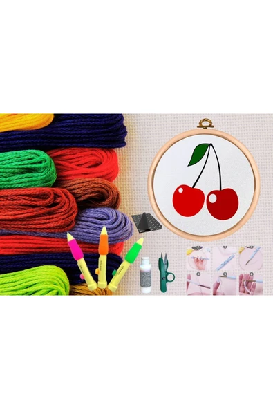 Punch Seti Nakış Seti Kasnaklı Kendin Yap Seti Seri 3 ürün görseli