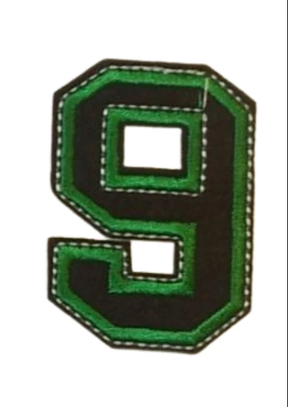 Aplike Ütü İle Yapışan 9  Rakamı Arma 4x5 cm ürün görseli