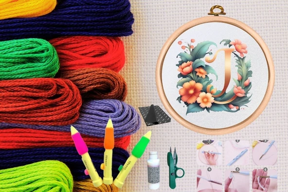 Punch Seti Nakış Seti Kasnaklı Kendin Yap Seti Seri 73 ürün görseli