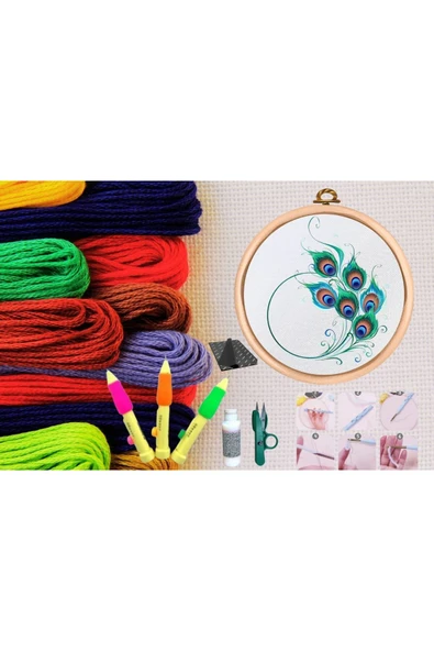 Punch Seti Nakış Seti Kasnaklı Kendin Yap Seti Seri 15 ürün görseli