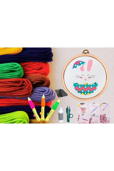 Punch Seti Nakış Seti Kasnaklı Kendin Yap Seti Seri 127 ürün görseli