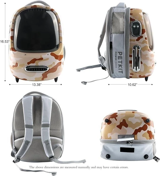 PETKIT BREEZY 2 SMART CAT CATRIER DESERT CAMO - 2