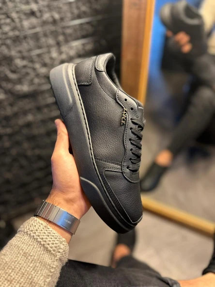 Knack Günlük Ayakkabı 222 Siyah (Siyah Taban) - Resim 2