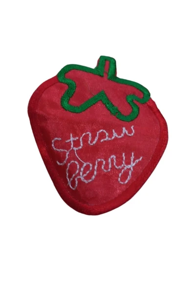 Aplike Ütü İle Yapışan Büyük Çilek Desen ürün görseli