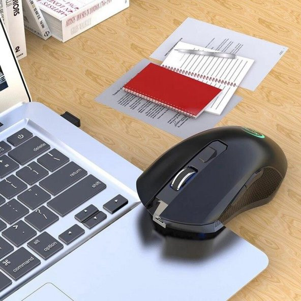 Valkyrie 6 Tuşlu Şarjlı Sessiz 2400DPI Kablosuz Gaming Mouse - 9