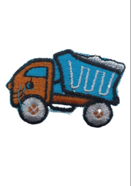 Aplike Ütü İle Yapışan Kamyon Mavi Arma 2x3 cm ürün görseli