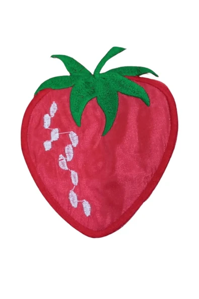 Aplike Ütü İle Yapışan Çilek Desen ürün görseli