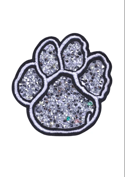 Aplike Ütü İle Yapışan Taşlı Pati Arma 5 cm ürün görseli