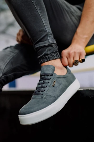 Knack Günlük Ayakkabı 666 Gri - Resim 6