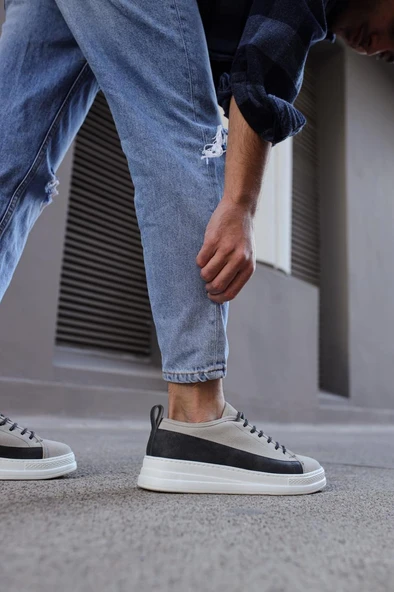 Knack Sneakers Ayakkabı 010 Taş - Resim 4