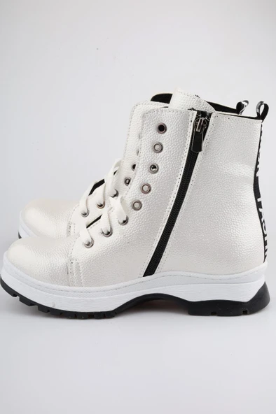 Sedef BlackPink Fermuarlı Kız Çocuk Botu - 3