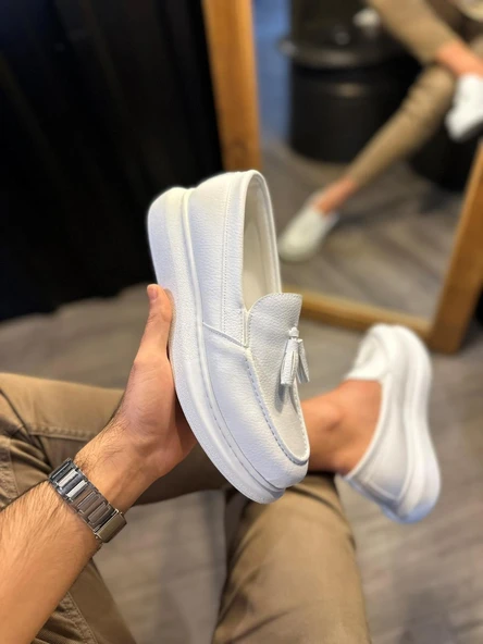 Knack Günlük Spor Klasik Ayakkabı 818 Beyaz - Resim 4